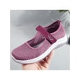 thumbnail image 7 of SIMANLAN Women's Casual Walking Sneakers Lightweight Breathable Flat Mary Jane Shoes Size 4-10, 7 of 7