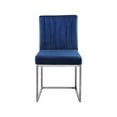 thumbnail image 4 of Meridian Furniture Giselle Navy Velvet Dining Chair (Set of 2), 4 of 5