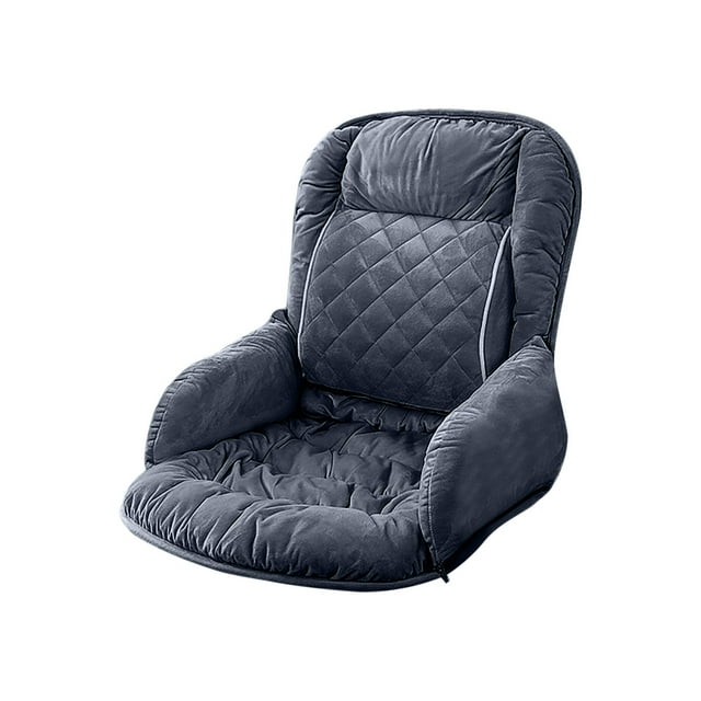 Yhmxh Cojín calefactable de invierno Cojín integrado para oficina Asiento para largos periodos de calor y comodidad Cojín de asiento Protección lumbar Cojín de gas cálido