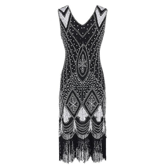 The Great Gatsby 1920s Dress Vintage Flapper Party Costume Christmas Prom Halloween Costumes Dresses Women's Cosplay