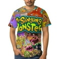 thumbnail image 5 of My Singing Monsters Unisex Short Sleeve T Shirt Daily Novelty 3D Printed T-Shirts Soft Comfortable Tee Shirt Top For Men And Women, 5 of 7