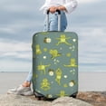 thumbnail image 3 of Lsque Cute Yoga Frogs Printed Luggage Cover, Travel Luggage Protector,Scratch and Dirt Resistant, Fits 18-32 Inch Luggage - Small, 3 of 9
