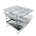 thumbnail image 1 of Fiudx Estufa de Camping Portátil, Plegable de Acero Inoxidable, Fácil de Montar, Ligera, con Bolsa de Transporte, Múltiples Opciones de Combustible, Ideal para Barbacoa y Cocina Al Aire Libre, Tamaño, 1 of 5