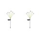 thumbnail image 1 of 2X Luces Solares para Jardín, Lámpara LED de 6 Cabezas con Forma de , Luz Ambiental de Medusas para Jardín, Patio, Camino, Decoración, Lámpara de Césped B, 1 of 4