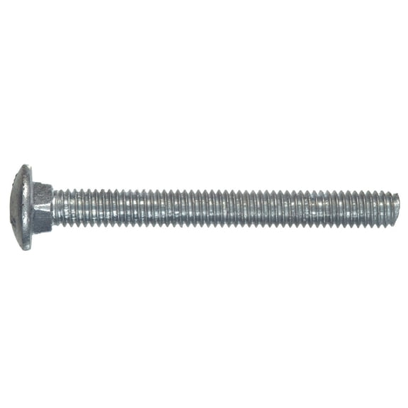 Carriage Bolts, Galvanized, 3/8 x 3-In., 50-Pk.