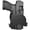 Black, variant on H&K VP9SK Paddle Holster Carbon Fiber Black / Right Hand by Rounded Gear