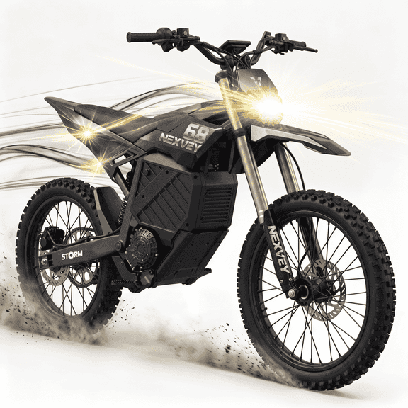 NEXVEY Storm Electric Dirt Bike for Adults, 6500W 72V Fast E-Motorcycle