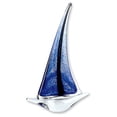 thumbnail image 2 of Badash Artistic Blue Sailboat Handcrafted Glass Figurine QGM23764, 2 of 2