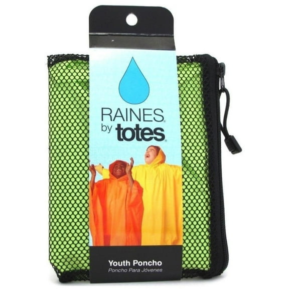 Raines Rain Poncho Youth Size Assorted Colors