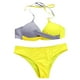 thumbnail image 4 of Gibobby Conjunto de Bikini Sujetador para mujer Ropa de playa Traje de baño Acolchado Traje de baño Traje de baño Push-up Bikini Trajes de baño Tankinis (Gris,M), 4 of 4