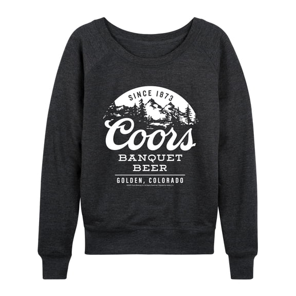 Coors Banquet - Born In The Rockies - Women's French Terry Long Sleeve Pullover