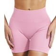 thumbnail image 3 of JGS1996 Women's Workout Gym Shorts Mid Waisted Butt Lifting Hidden Scrunch Butt Seamless Impact Booty Biker Shorts Tummy Control, 3 of 6