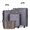 Grey, variant on Concepten 5-Piece Carry on Luggage Set, PP Material Hard Shell Suitcase with TSA Lock for Rotating Wheels,Lightweight and Drop Resistant Suitcase