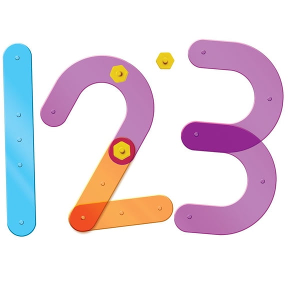 Learning Resources Number Construction, 50 Pieces, Ages 3 