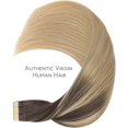 thumbnail image 5 of GFDYREE Extensions de Cheveux à Ruban WENNALIFE pour Femmes, 20 Pcs 50g 20 Pouces Balayage Brun Chocolat à Blond Sale Extensions de Cheveux à Ruban en Cheveux Humains Rallonge Cheveux Humain Lisse Invisible, 5 of 5