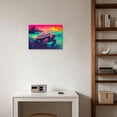 thumbnail image 6 of Tropical Sea Turtle Wall Art Theme Sunset Ocean Scene Wall Decor Modern Beach Canvas Painting Prints Artwork Home Decor Framed for Living room Bathroom Office, 6 of 8