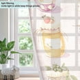 thumbnail image 4 of Yayeee Window Curtains Light Filtering 63"x42" Grommet Panel Pair Home Living Room Decor, Purple Jam Jars, 4 of 7