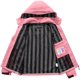 thumbnail image 3 of Chaqueta impermeable MOERDENG para mujer, impermeable y ligera, rosa, 3 of 7