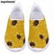 thumbnail image 1 of Zapatos casuales con estampado de girasoles y diseño artístico de Doginthehole para mujer, nuevos zapatos planos clásicos de moda, zapatos de malla cómodos y livianos, 1 of 5