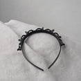 thumbnail image 5 of Black Double Bangs Clip Headband with 8 Small Clips, Women Double Layer Hairpin Headband, Women's Fashion Headbands, 5 of 8