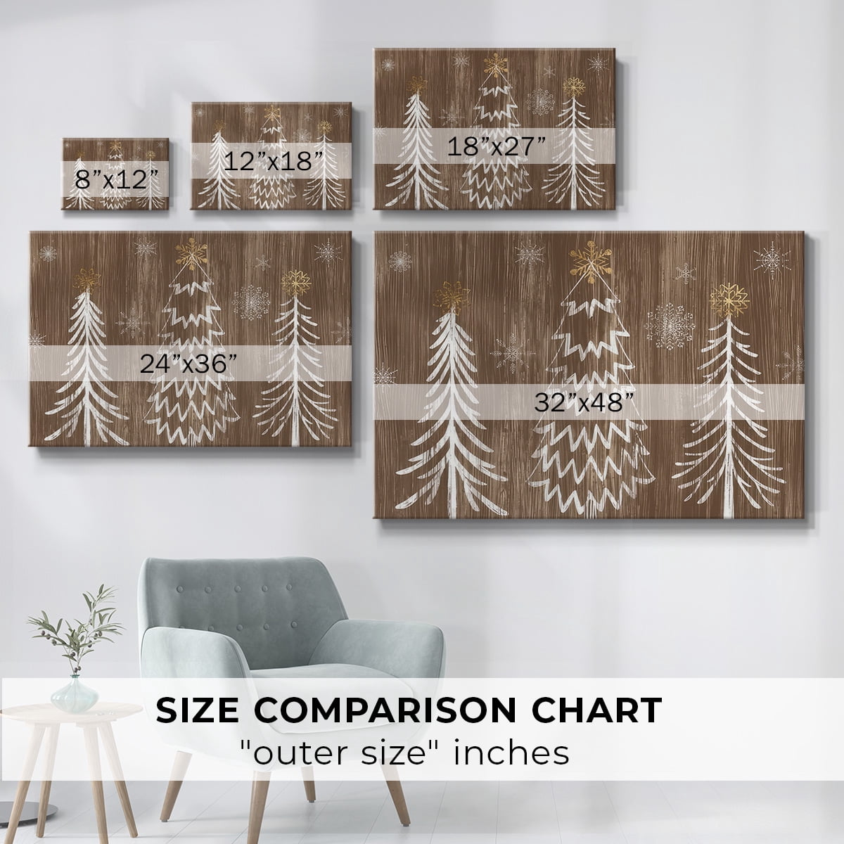 Barnwood Wonderland Collection A- Gallery Wrapped Canvas