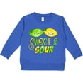 thumbnail image 2 of Inktastic Sweet and Sour Cute Smiling Lime and Lemon Toddler Sweatshirt, 2 of 4