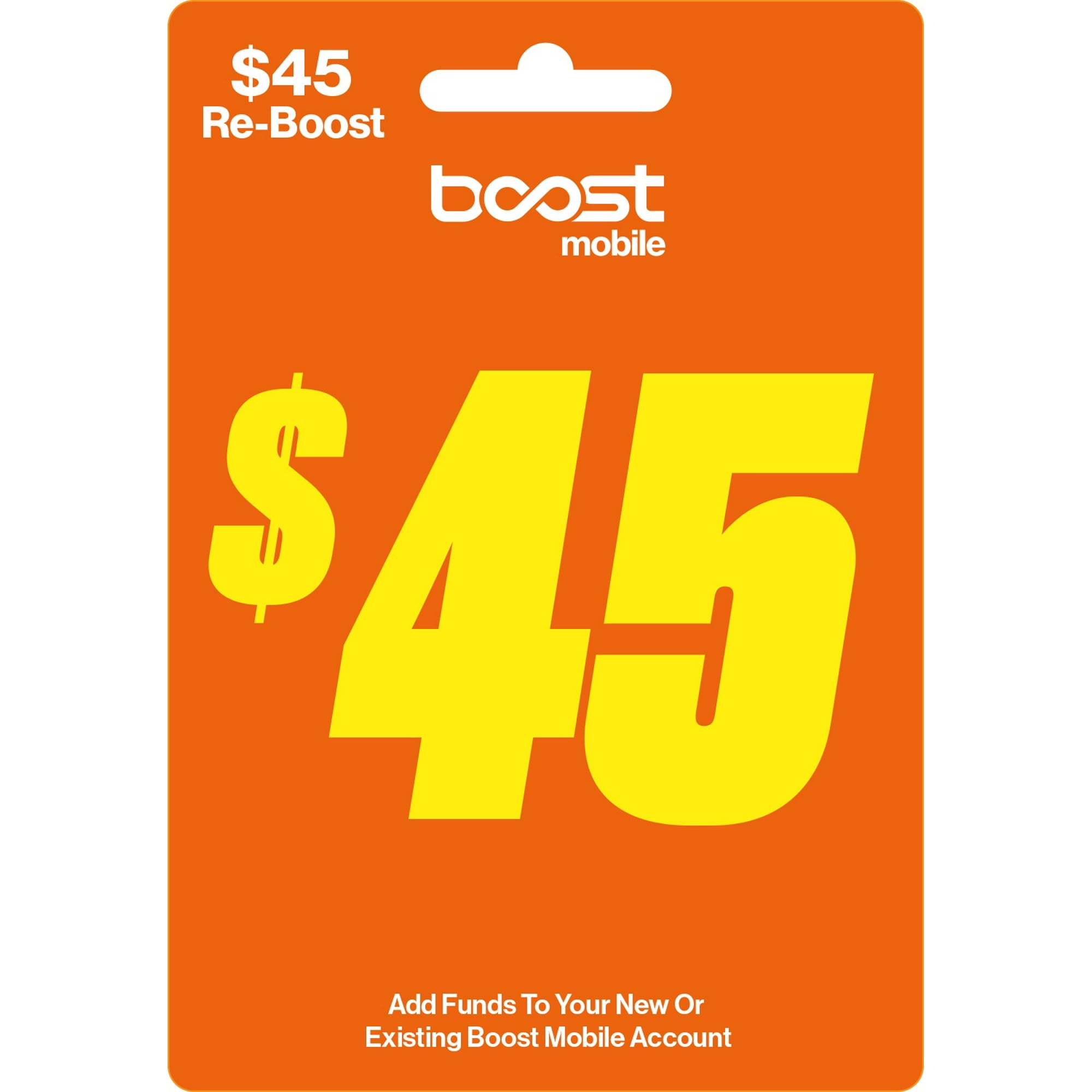 Boost Mobile $45 Direct Top Up