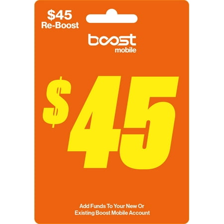 Boost Mobile $45 e-PIN Top Up (Email Delivery)