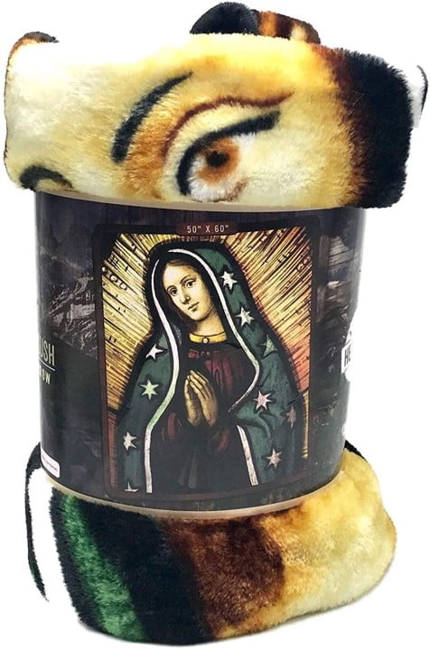 American Heritage Collection Wilderness Throw, 50" x 60", Blessed Mary