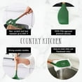 thumbnail image 3 of Country Kitchen 8-Pc Cooking Utensils Set Silicone Spatula & Kitchen Gadgets, Green, 3 of 7