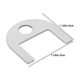 thumbnail image 2 of FESTFENDS 2Pcs Easy Operate Paper Towel Key Plated Silver Stainless Steel for Home and Office, 2 of 8