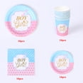 thumbnail image 1 of 16pc Gender Reveal Party Tableware Set - Vibrant Blue & Pink Plates  Cups  Napkins - Unisex Shower Decorations for Exciting Moments - Complete Table Setting, 1 of 5