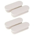 thumbnail image 2 of Spencer Set of 4 Self-Stick Instant Cabinet Handle Pulls Drawer Push Pull Handles Plastic Push Pull Handles Helper with Adhesive for Kitchen Window Sliding Closet, 3.4 Inch, 2 of 9