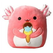 squishmallows foodie squad archie the axolotl 7.5in kellytoy stuffed animal plush