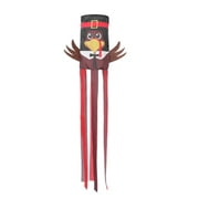 HOMEMAXS 1PC Thanksgiving Wind Direction Flag Decorative Outdoor Turkey Windsock Flag