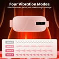 thumbnail image 6 of Heating Pad for Menstrual Cramps Relief, Portable Cordless Heating Pad for Stomach, Back, and Belly, 3-Speed Temperature Adjustment, 4-Speed Massage Modes for Women and Girl, 6 of 13