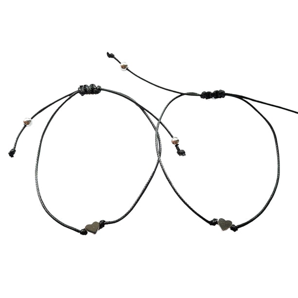 Regalo Corazón Hermanas para Juego para 2 Pulsera Pulseras Relación