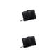 thumbnail image 4 of Qarigey Cartera de cuero plegable para fiestas, citas, cambio de dinero portátil, monedero de viaje, portatarjetas de compras, bolsa de Negro 2piezas, 4 of 6