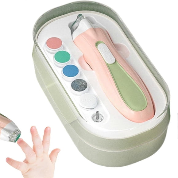 Tırnak bakım seti Bebek tırnak makası Elektrikli tırnak törpüsü Pembe çocuklar ve bebekler için bakım gereçleri_Mükemmel Hediye