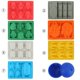 thumbnail image 4 of Juego de 8 piezas de moldes de silicona para tartas, moldes de silicona para chocolate helado con forma de estrella, 4 of 6