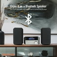thumbnail image 3 of Memorex MX-MCD200 Bluetooth CD Micro System with FM Radio | 10W Output, USB Playback, Wireless Bluetooth Streaming, LED Display, 3.5mm Line-In | Multi-Format CD Compatibility | FM PLL Radio, 3 of 8