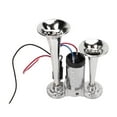 Truck Air Horn 12V 130dB Dual Trumpet Super Loud Strong Air Pressure