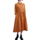 thumbnail image 1 of Vestido holgado de mujer con bolsillos, manga larga, botones, vestido de fiesta vintage con cintu Romacci Vestido de mujer, 1 of 6