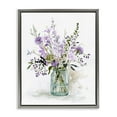 thumbnail image 5 of Stupell Industries Mixed Purple Botanicals Traditional Flower Arrangement Painting Graphic Art Luster Gray Floating Framed Canvas Print Wall Art, Design by Carol Robinson, 5 of 5