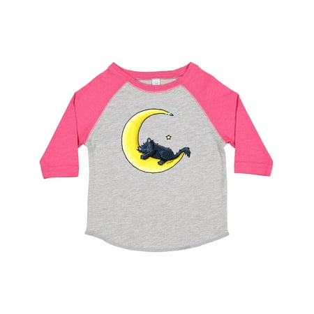 

Inktastic Black Cat Lunar Love Gift Toddler Boy or Toddler Girl T-Shirt