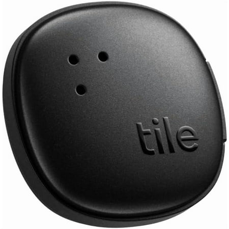Small Bluetooth Tracker, Remote Finder and Item Locator for Bikes, Glasses and More. Both iOS and Android Compatible. Phone Finder. 1-Pack (Black)