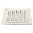 thumbnail image 2 of Metal Vent Cover Square Soffit Ventilation Louver Grille Cover with Mesh Vent, 2 of 9