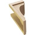 thumbnail image 6 of 8"W x 8"D x 16"H Wide Warren Rough Cedar Woodgrain TimberThane Corbel, Primed Tan, 6 of 6
