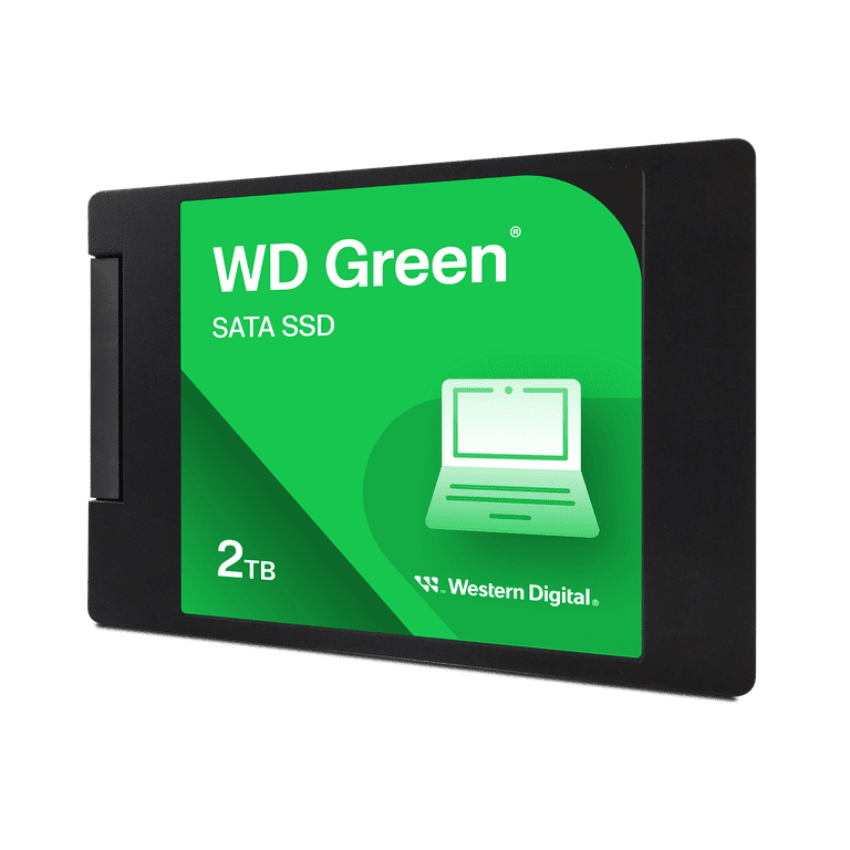 PCパーツ 2TB SSD 2.5 Western Digital WD GREEN Western Digital 2TB WD Green SATA SSD, Internal 2.5''/7mm Solid