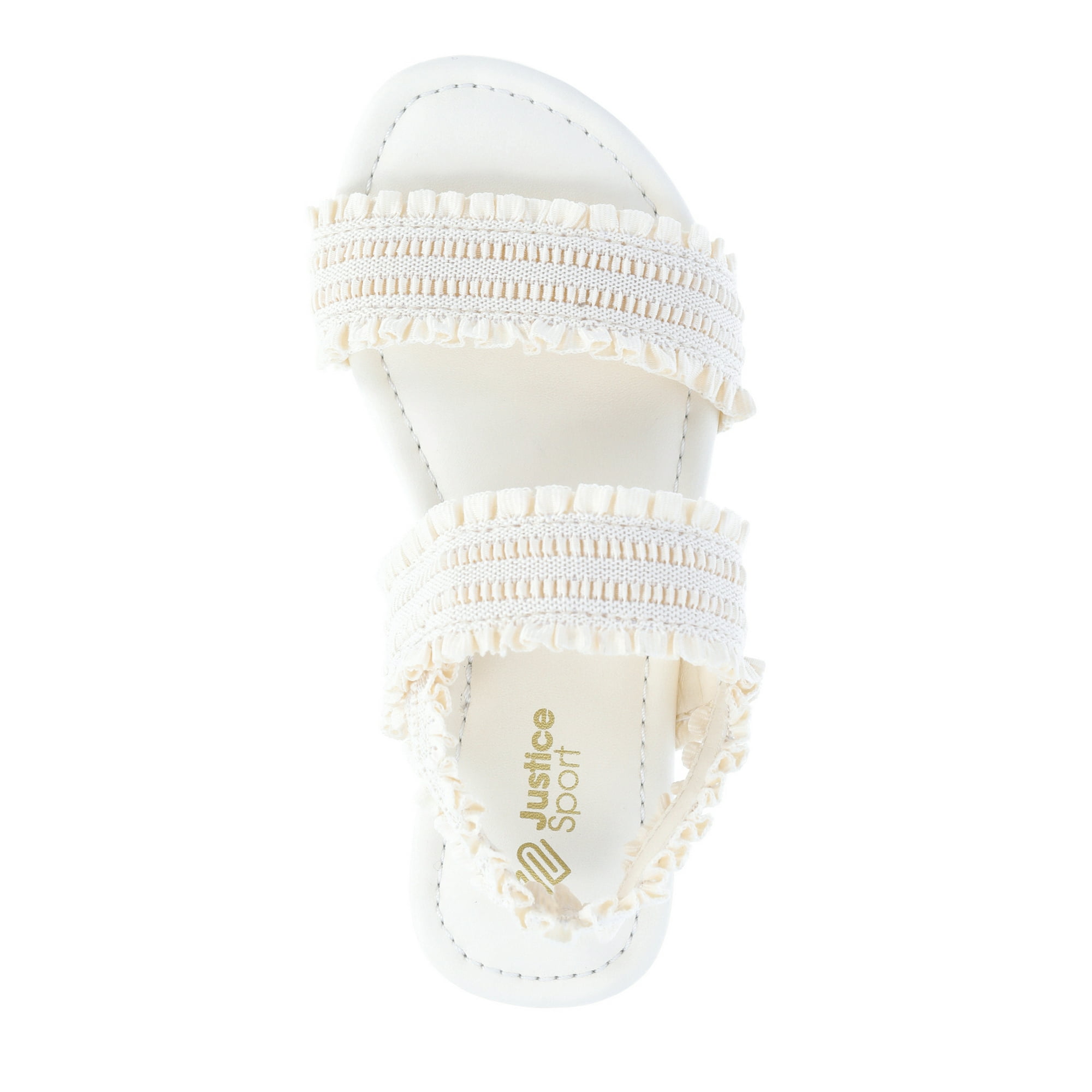 Justice Little Girl & Big Girl Ruffle Sandals
